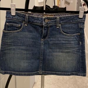 Paige denim mini skirt
